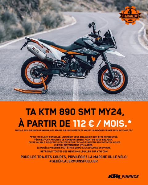 Offre Spéciale de Financement pour ta KTM Duke chez KTM Nantes
